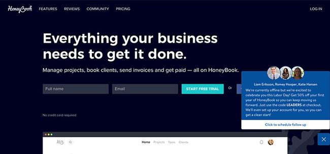 HoneyBook CRM for Sales Management