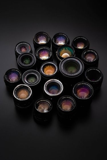Coleção de lentes - 50mm